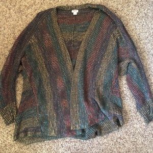 Multicolor Knit Cardigan